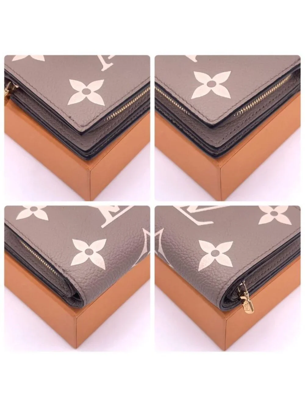 Louis Vuitton Monogram Empreinte Bicolor Clair Bifold Wallet